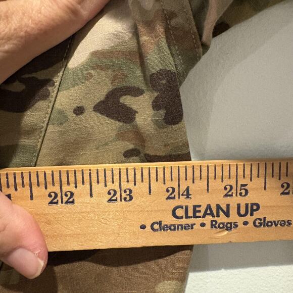 US Army Combat Uniform Jacket Mens Large Long Multicam Camo Tactical Coat 8415-0 - Picture 11 of 14